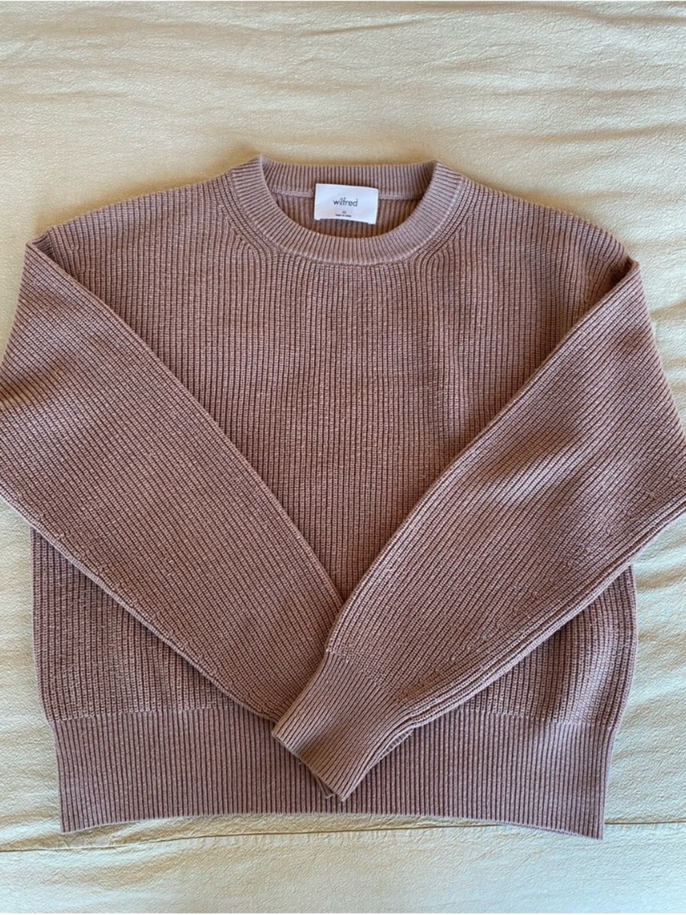 Aritzia Wilfred Merino Wool Crewneck Sweater